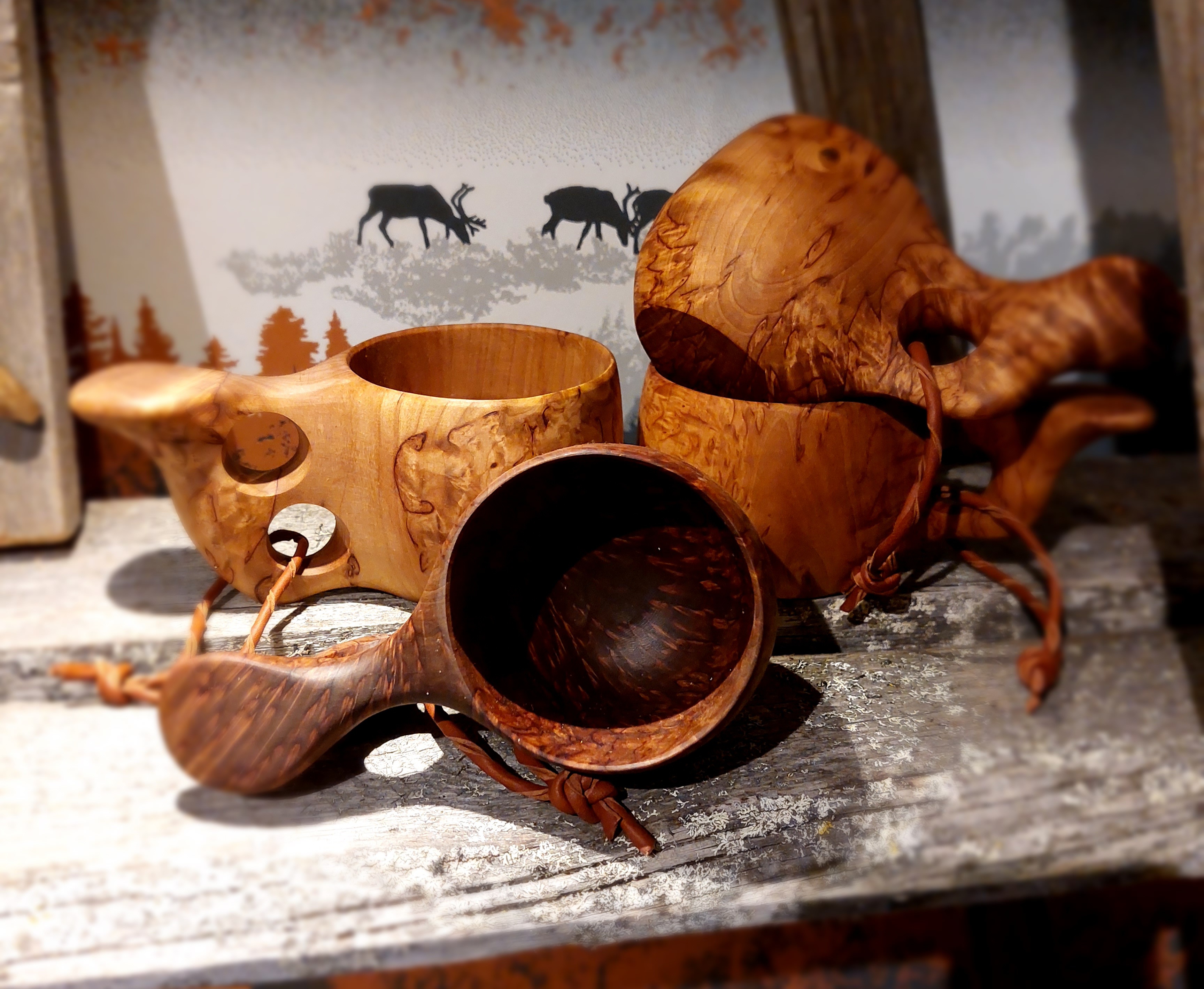 Kuksa - handmade wooden cup
