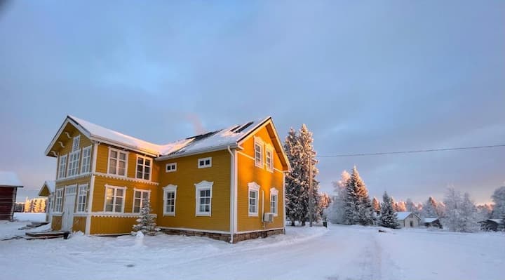 Kohde · Sodankylä · 6 makuuhuonetta · 12 vuodetta · 1,5 kylpyhuonetta